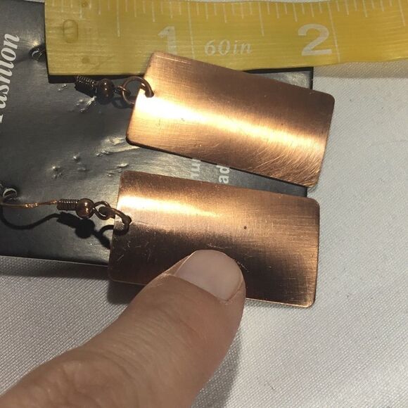 Rectangular Dangle Earrings (UC3) - Picture 5 of 6